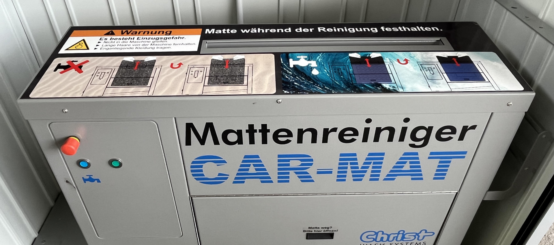 Mattenreiniger in Betrieb genommen, jetzt bei Günther Energie in Lahr